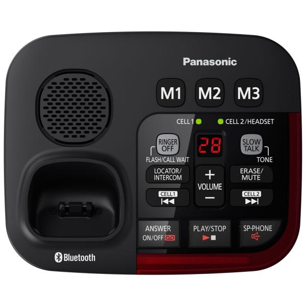 Panasonic Link2Cell KX-TGM430B Amplified Bluetooth Phone with (2) extra handsets