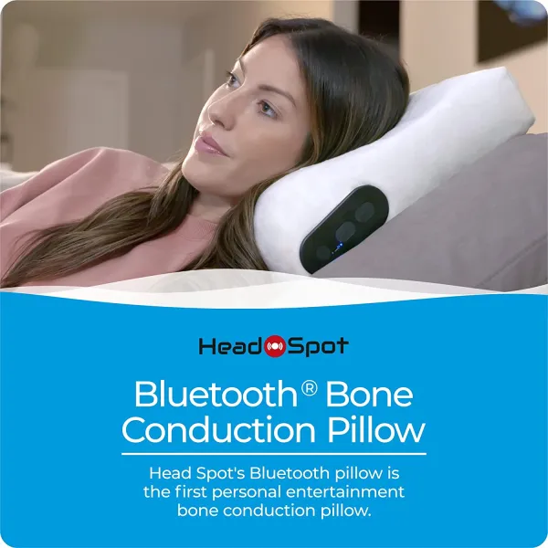 KARE Audio Head Spot Bluetooth Bone Conduction Pillow | White