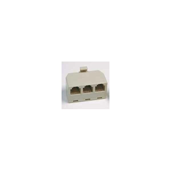 Multi-Phone Line Adapter 3-Jack