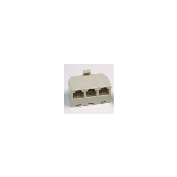 Multi-Phone Line Adapter 3-Jack