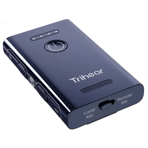Trihear Convo More Hearing Amplifier with Remote Microphone and Over-Ear Headphone