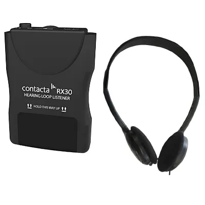 Contacta RX30 Loop Listener with Headphones