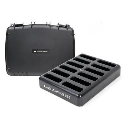 Williams Sound CHG 412 PRO 12-Slot Charging Bay with Case